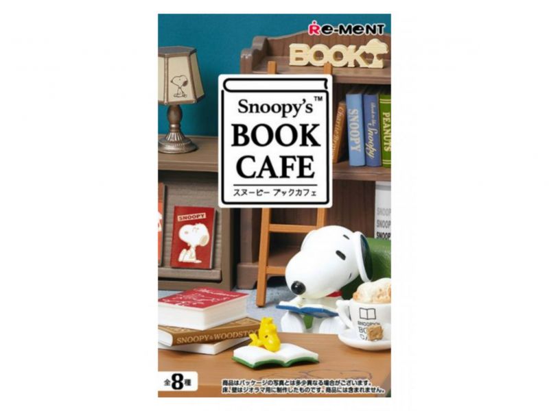 (單盒出貨)RE-MENT SNOOPY系列 書店咖啡 Snoopy's BOOK CAFÉ RE-MENT,SNOOPY系列,書店咖啡,Snoopy's,BOOK,CAFÉ,8入,