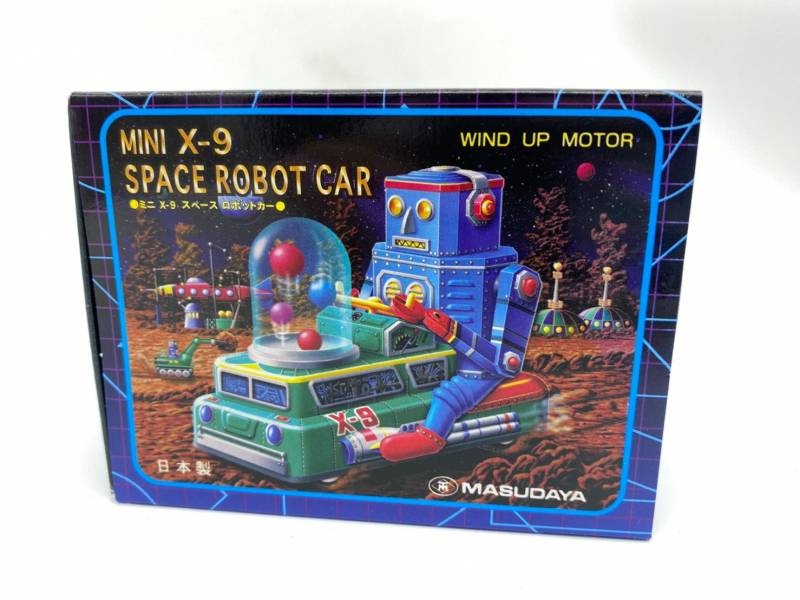 MASUDAYA 日製 鐵皮玩具 mini X-9 space robot ca r 迷你X-9太空機器車 