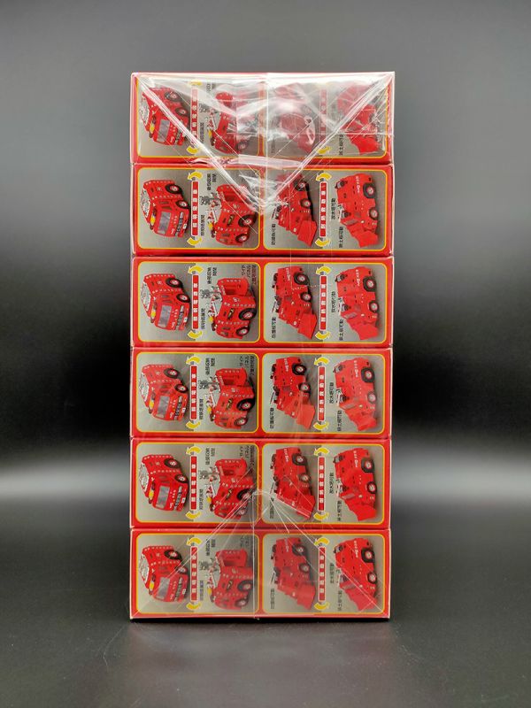 TAKARA CHORO Q  消防隊 內部再現 阿Q車 迴力車 盒玩 一中盒 全12種 中古品-S級 