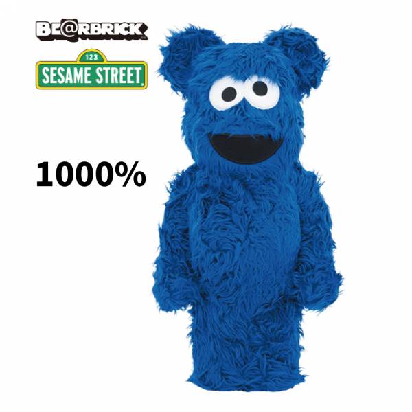 庫柏力克熊 BE@RBRICK 1000% Cookie Monster Costume ver. 餅乾怪獸 BEARBRICK,芝麻街,餅乾怪獸,COOKIEMONSTER