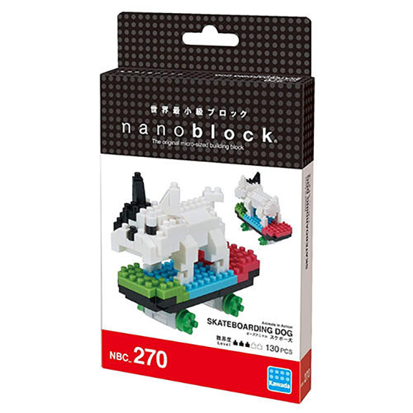nanoblock NBC-270 滑板狗 KD21085 