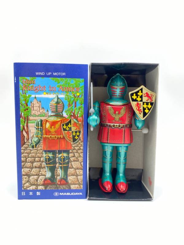 MASUDAYA 日製 鐵皮玩具 mini Knight in Armor 迷你裝甲騎士 