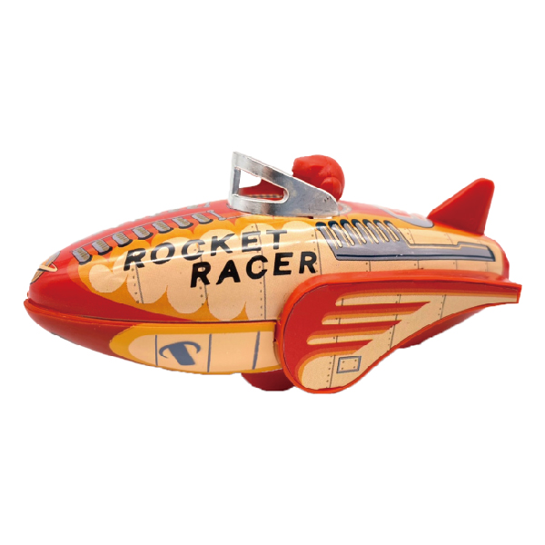 MASUDAYA 日製 鐵皮玩具 mini rocket racer 迷你火箭賽車 