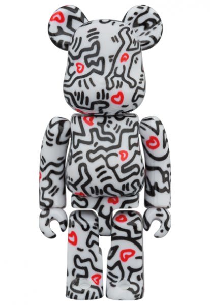 庫柏力克熊 BE@RBRICK 100%&400% set Keith Haring #8 凱斯哈林 聯名款8代 
