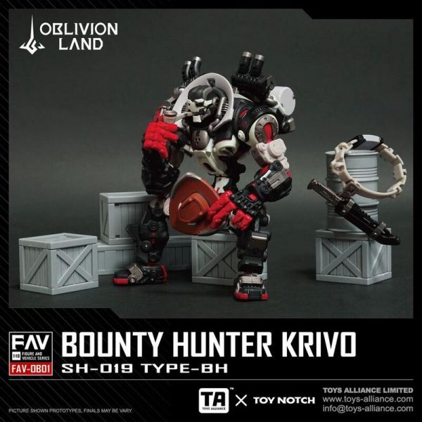 酸雨戰爭 FAV-OB01 賞金獵人克里夫+箱子Bounty Hunter Krivo 