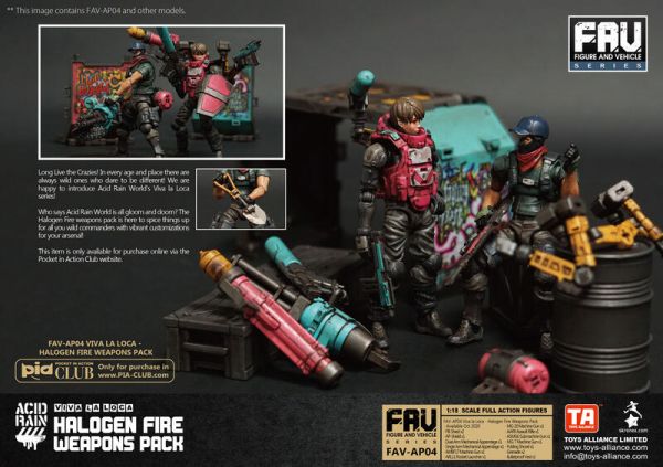 酸雨戰爭 FAV-AP04 縱情狂歡 霓虹武器包 Viva la Loca Halogen Fire Weapons Pack 