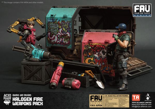 酸雨戰爭 FAV-AP04 縱情狂歡 霓虹武器包 Viva la Loca Halogen Fire Weapons Pack 