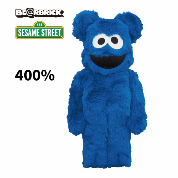 庫柏力克熊 BE@RBRICK 400% Cookie Monster Costume ver. 餅乾怪獸 BEARBRICK,芝麻街,餅乾怪獸,COOKIEMONSTER