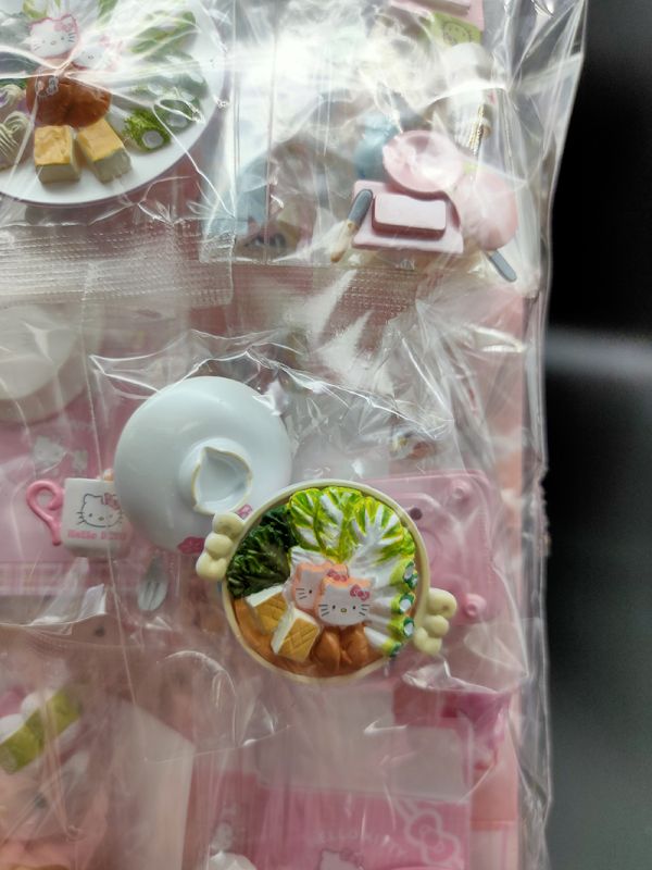 TAKARA 三麗鷗 凱蒂貓 風味迷你食物 樣品 異色 盒玩 全6種 中古品-A級  