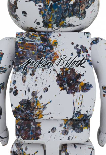 庫柏力克熊 BE@RBRICK 1000% Jackson Pollock Studio (SPLASH) 潑墨,美國,抽象,藝術家,BEARBRICK,JacksonPollock,SPLASH