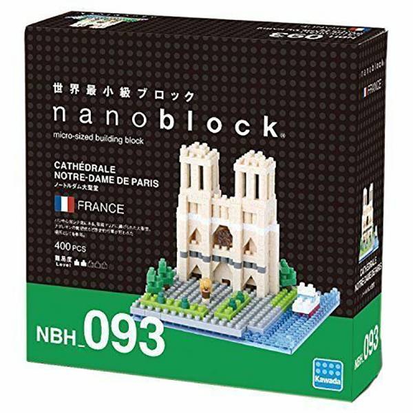 nanoblock NBH-093 巴黎聖母院 185 