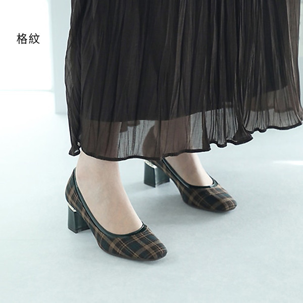 日本JELLY BEANS 鑲鑽鞋跟淺口高跟鞋-黑色 JELLY BEANS,鑲鑽,淺口,高跟鞋
