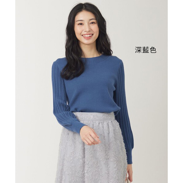日本 any SiS 魅力泡泡袖針織上衣(共六色) any SiS,針織,泡泡袖