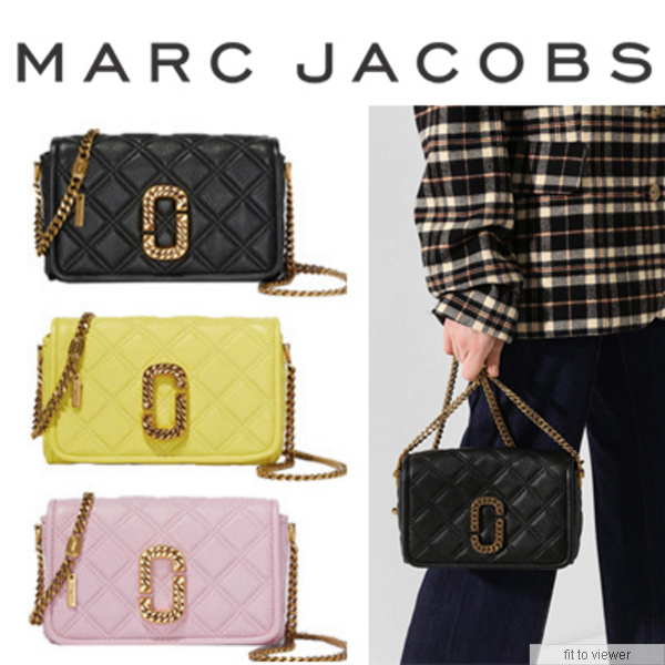 超值代購-Marc Jacobs Status Flap Crossbody 菱格紋掀蓋金鍊牛皮斜背包(售價已折) MARC JACOBSHE STATUS SHOULDER BAG