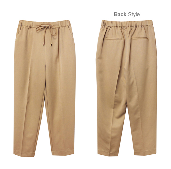 日本代購-簡約休閒鬆緊腰錐形褲A(共十六色/S-XL) 日本代購,鬆緊腰,錐形褲,顯瘦