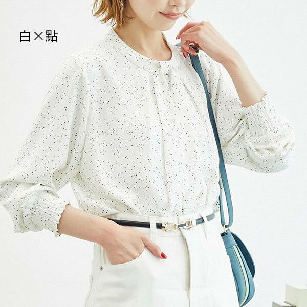 日本 ROPE' PICNIC 領結折縫襯衫(共三色) ROPE' PICNIC,領結,襯衫,條紋