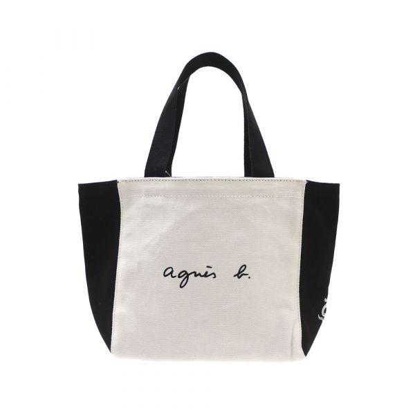 現貨日本限定agnes b.蜥蜴雙面兩色帆布購物袋 日本限定agnes b. 蜥蜴雙面兩色帆布購物袋