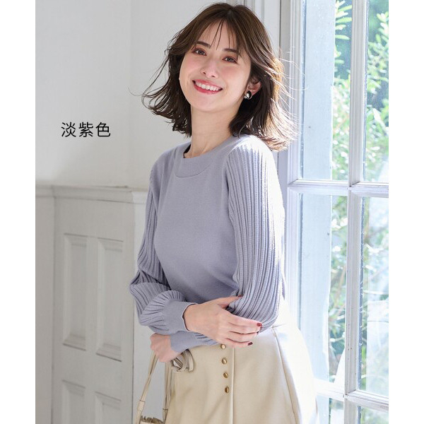 日本 any SiS 魅力泡泡袖針織上衣(共六色) any SiS,針織,泡泡袖
