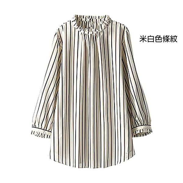 日本代購-荷葉邊褶皺設計上衣(共四色/3L-5L) 日本代購,荷葉邊,褶皺