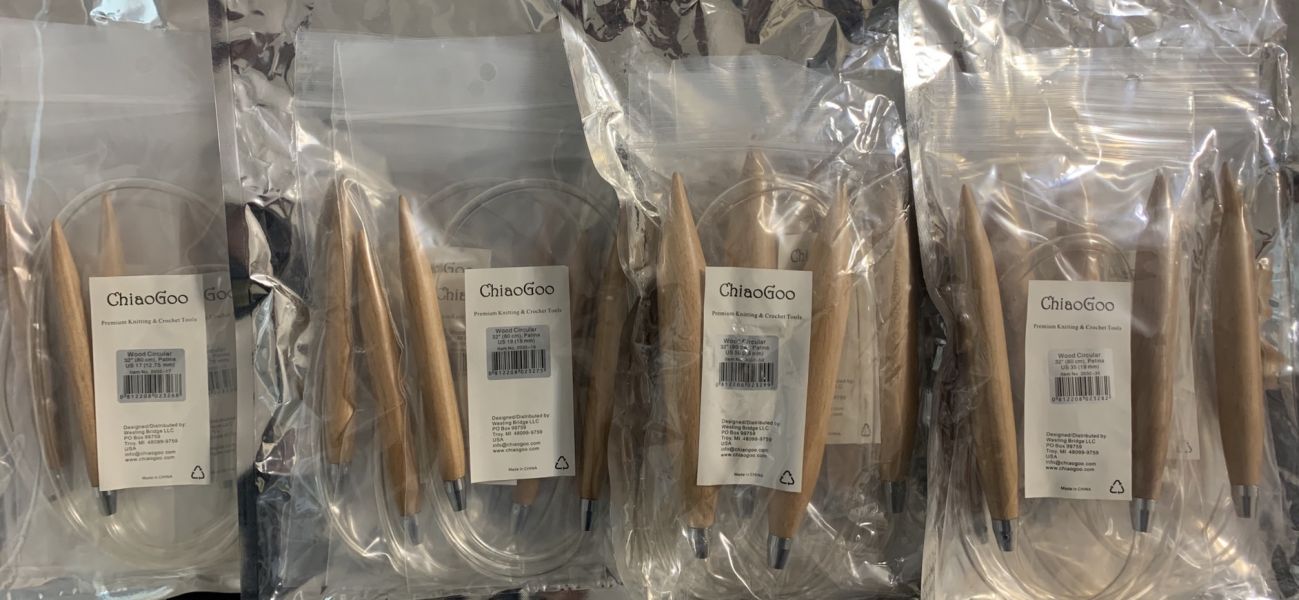巧姑 ChiaoGoo - Wood Circulars - 32" (80 cm), Patina 2032 ChiaoGoo、巧姑、輪針、棒針、輪針組、不鏽鋼 墊片 心型