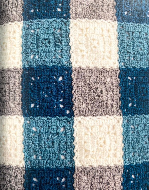 日本原廠材料包 - アメリー瑠璃藍モチーフ花毯 