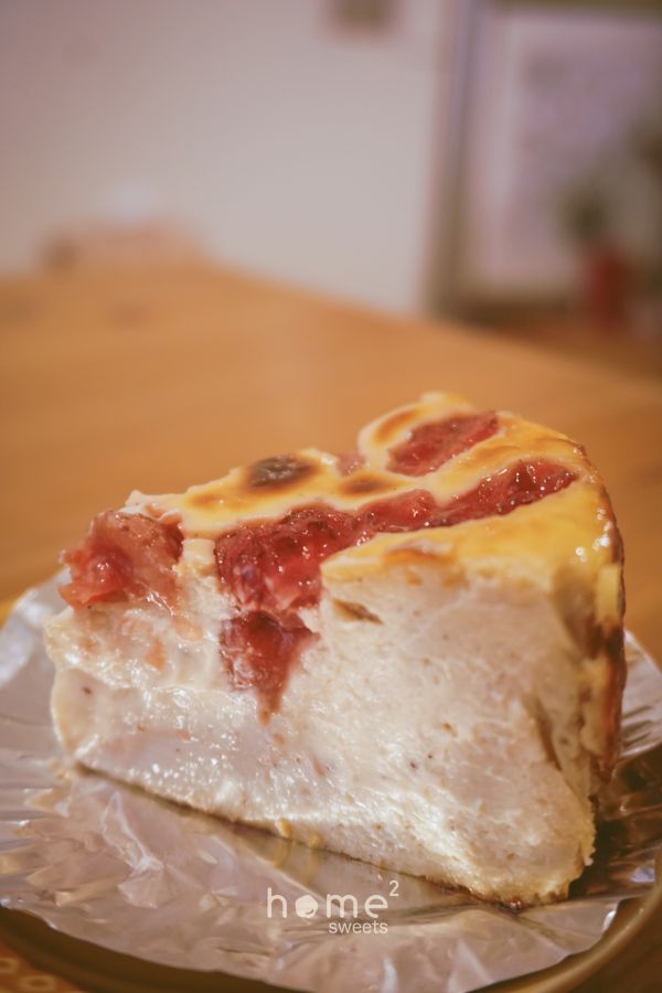 漬草莓巴斯克乳酪 糖漬草莓, 巴斯克, 半熟乳酪,乳酪蛋糕, cheesecake, basque,新竹蛋糕,慶生蛋糕