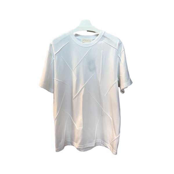 基礎設計款| 重磅純棉抓褶短袖T | 兩色 白T 素T 黑T T-shirt