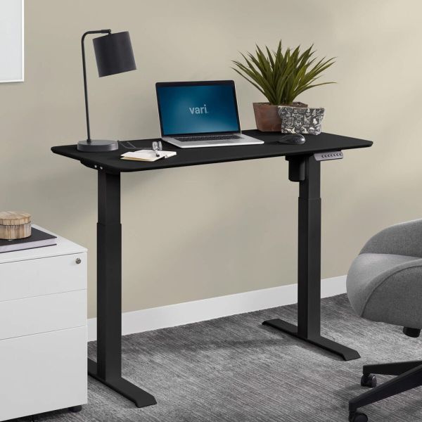 vari極簡主義電動升降桌-磨砂黑(DIY款) 工作桌、升降桌、電動升降桌、書桌、電腦桌