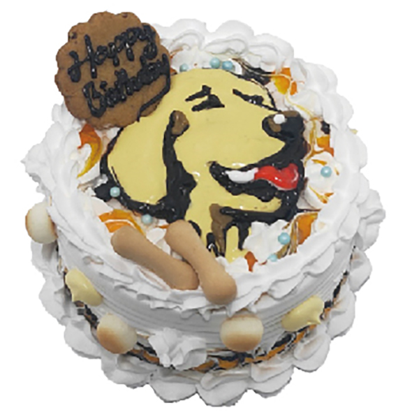 黃金獵犬5吋 寵物蛋糕, 寵物生日, 狗狗蛋糕, 造型蛋糕, 黃金獵犬蛋糕