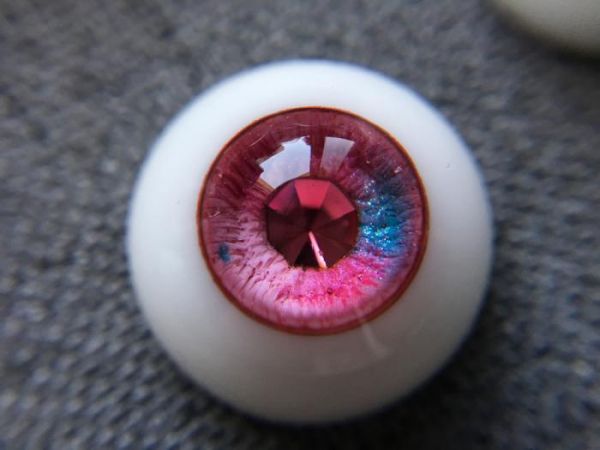 【落角匣】極彩-紅 樹脂眼 【落角匣】極彩-紅 樹脂眼