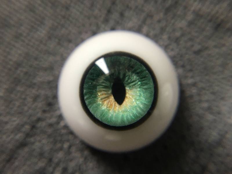 【落角匣】月蝕-綠 樹脂眼 【落角匣】月蝕-綠 樹脂眼