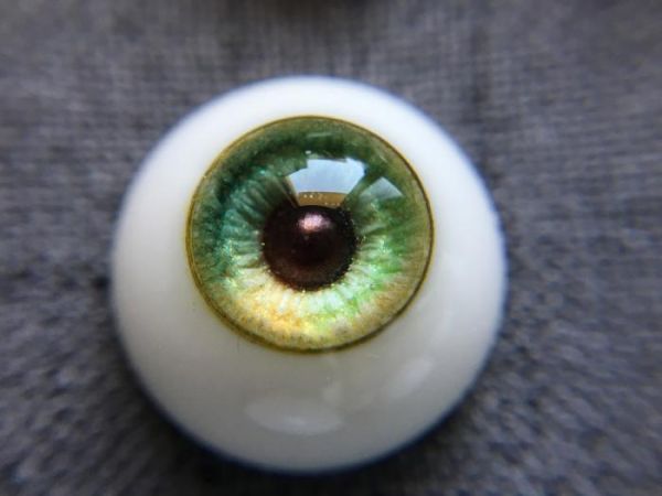 【落角匣】珊瑚-綠 樹脂眼 【落角匣】珊瑚-綠 樹脂眼