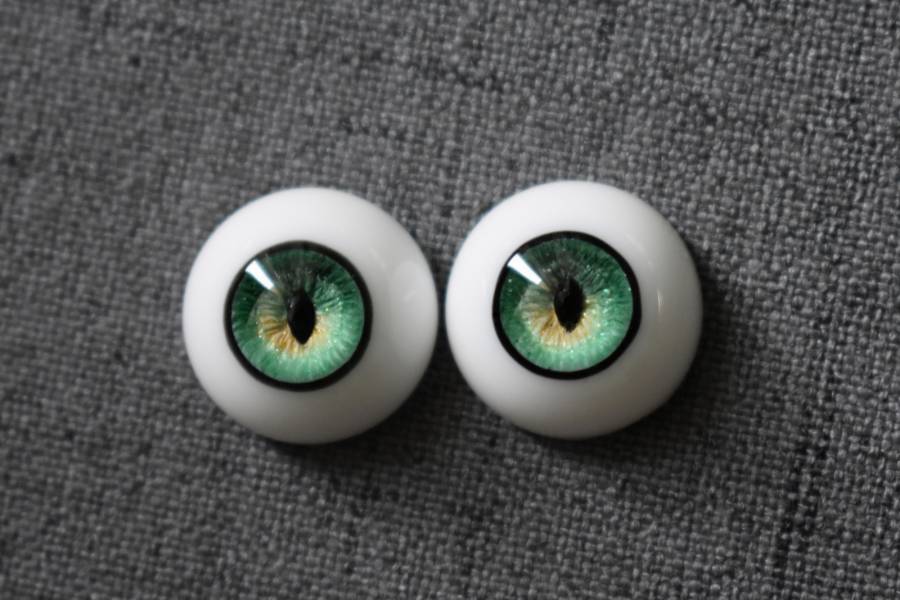 【落角匣】月蝕-綠 樹脂眼 【落角匣】月蝕-綠 樹脂眼