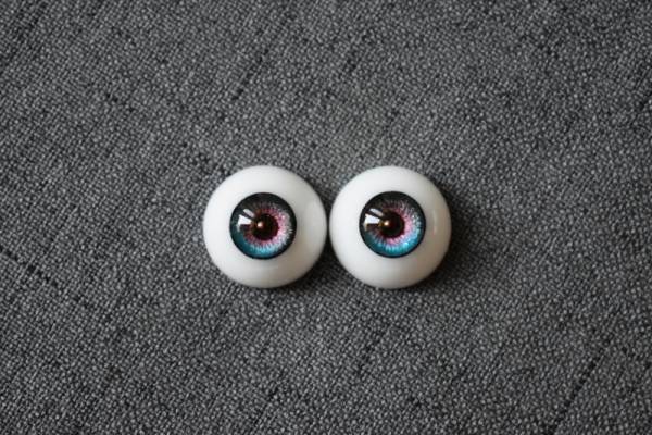 【落角匣】凜金-藍粉 樹脂眼 【落角匣】凜金-藍粉 樹脂眼
