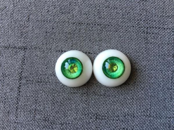 【落角匣】極彩-綠 樹脂眼 【落角匣】極彩-綠 樹脂眼