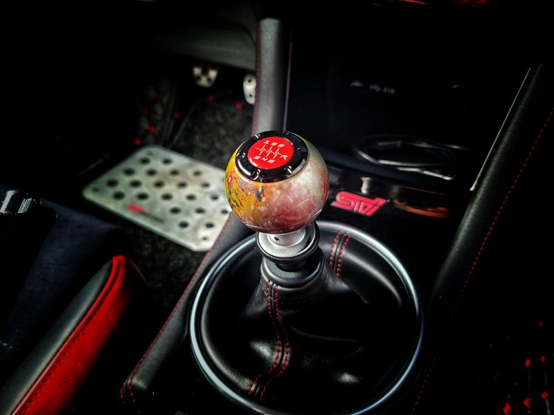 SUYA Special Painted Metal Shift Knob and CVT Shift Lever 