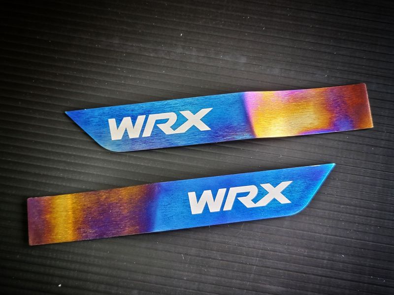 2015+ WRX/STI SUBARU 鈦合金側標 