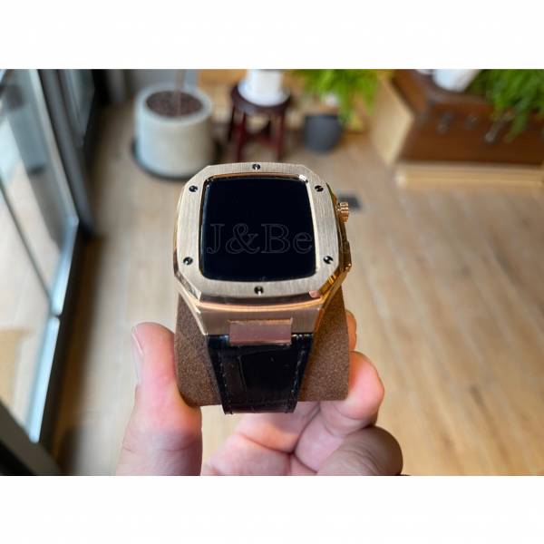 Apple Watch 黑色牛皮錶帶 Apple Watch手錶殼,Apple Watch不鏽鋼殼,Apple Watch錶殼,Apple Watch保護殼,Apple Watch錶帶 
