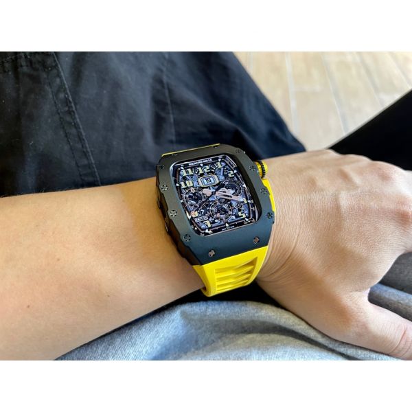 Apple Watch RSC-Aluminum alloy 44mm、45mm 黑色鋁合金手錶殼(黃色錶冠+黃色橡膠錶帶) Apple Watch手錶殼,Apple Watch不鏽鋼殼,Apple Watch保護殼,Apple Watch鋁合金殼,Apple Watch錶帶