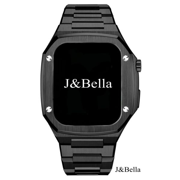 Apple Watch 40mm、41mm、45mm 黑色不鏽鋼手錶殼 Apple Watch手錶殼,Apple Watch不鏽鋼殼,Apple Watch錶殼,Apple Watch保護殼,Apple Watch錶帶