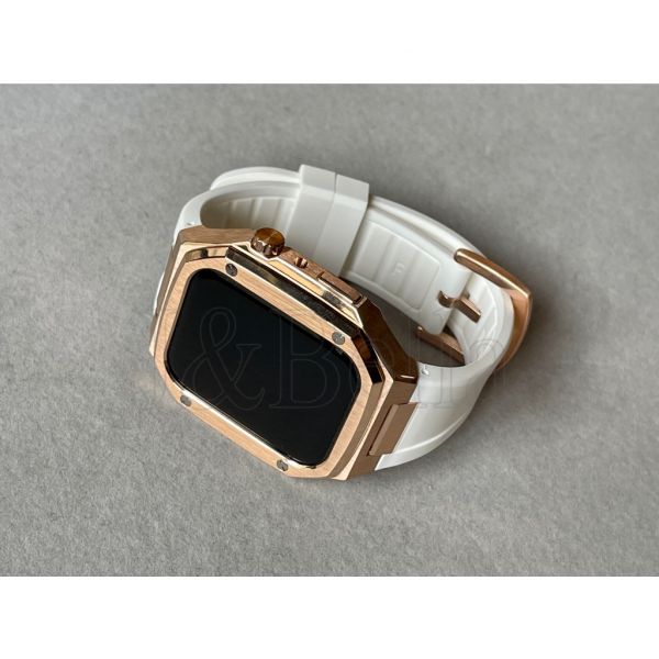 Apple Watch 40mm、41mm、45mm  玫瑰金不鏽鋼手錶殼 Apple Watch手錶殼,Apple Watch不鏽鋼殼,Apple Watch錶殼,Apple Watch保護殼,Apple Watch錶帶