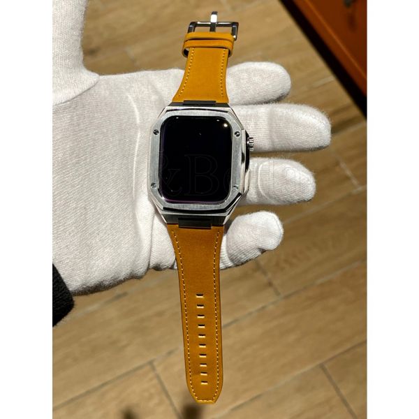 Apple Watch 40mm、41mm、45mm 銀色不鏽鋼手錶殼 Apple Watch手錶殼,Apple Watch不鏽鋼殼,Apple Watch錶殼,Apple Watch保護殼,Apple Watch錶帶