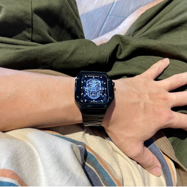 Apple Watch 40mm、41mm、45mm 黑色不鏽鋼手錶殼 Apple Watch手錶殼,Apple Watch不鏽鋼殼,Apple Watch錶殼,Apple Watch保護殼,Apple Watch錶帶