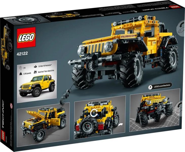Jeep® Wrangler LEGO 42122/L42122 樂高積木,Jeep® Wrangler LEGO