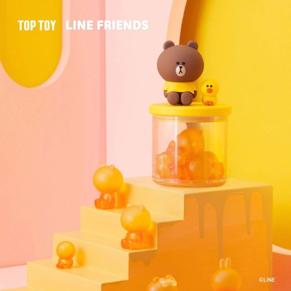 TOP TOY × LINE FRIENDS 糖果罐罐 TOP TOY,LINE FRIENDS 糖果罐罐,盲盒,盒玩,公仔,手辦