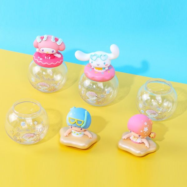 Sanrio 三麗鷗 海洋珍珠 收納罐 系列 盲盒 Sanrio 三麗鷗 家族 海洋珍珠 收納罐系列,盲盒
