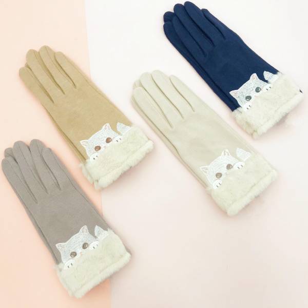 貓咪 保暖手套 