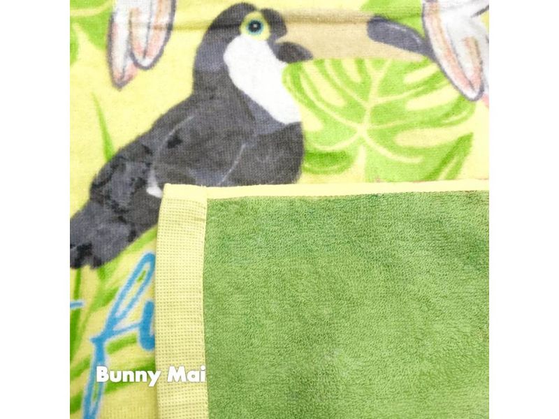 鸚鵡 浴巾 