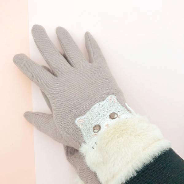 貓咪 保暖手套 