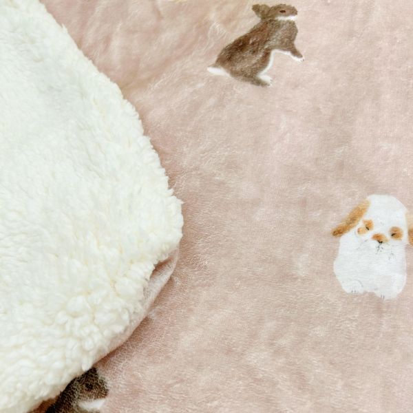 【新品】兔子 毛毯 